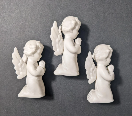 Vintage Porcelain Praying Angels