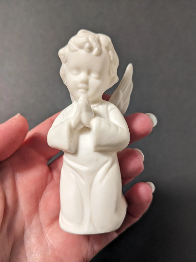 Vintage Porcelain Praying Angels