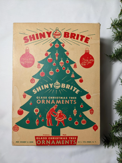 Vintage Shiny Brite Christmas Ornaments