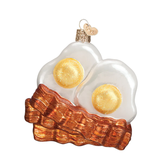 Bacon and Eggs old World Christmas Ornament