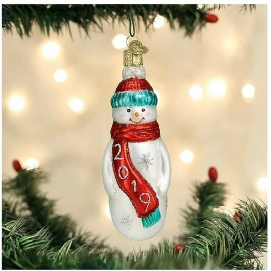 2019 Snowman Old World Christmas Ornament