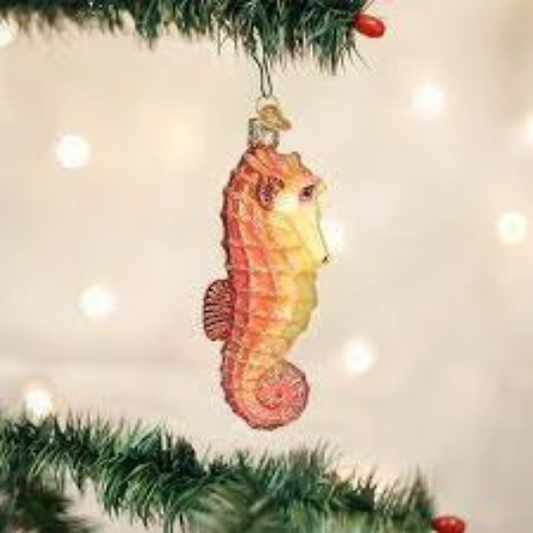Seahorse Old World Christmas Ornament