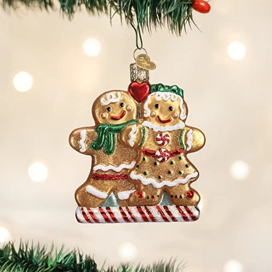 Gingerbread Friends Old World Christmas Ornament