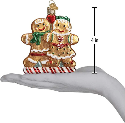 Gingerbread Cookie Friends - Blown Glass Tree Ornament by Old World Christmas