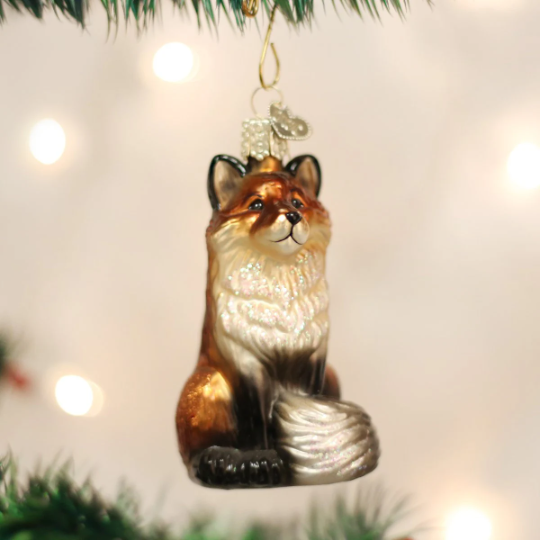 Red Fox Old World Christmas Ornament