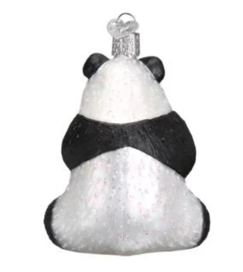 Panda Old World Christmas Ornament