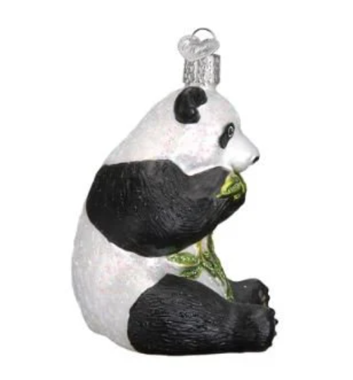 Panda Old World Christmas Ornament