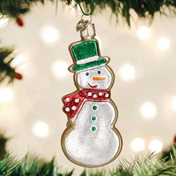 Snowman Sugar Cookie Old World Christmas Ornament