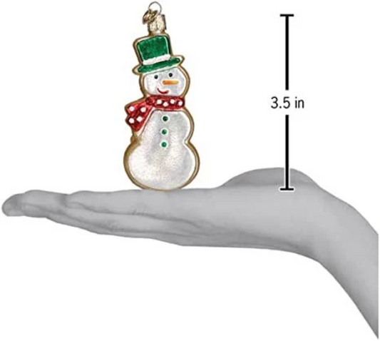 Snowman Sugar Cookie Old World Christmas Ornament