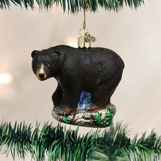 Black Bear Old World Christmas Ornament