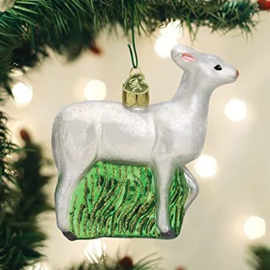 Seneca White Deer Old World Christmas Ornament