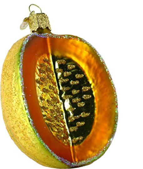 Cantaloupe Old World Christmas Ornament