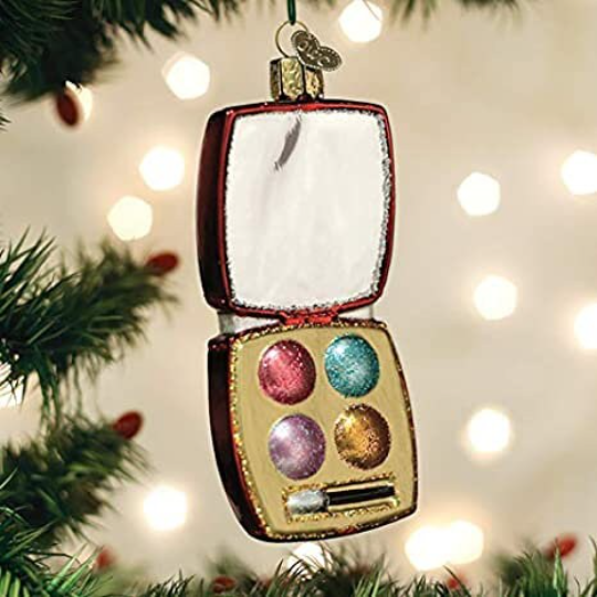 Makeup Palette Old World Christmas Ornament