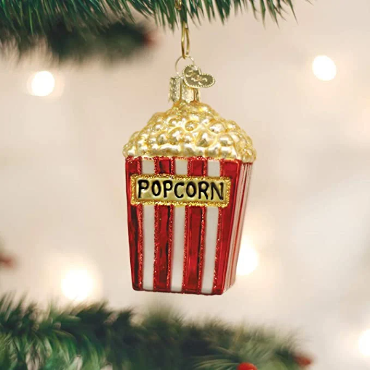 Popcorn Old World Christmas Ornament