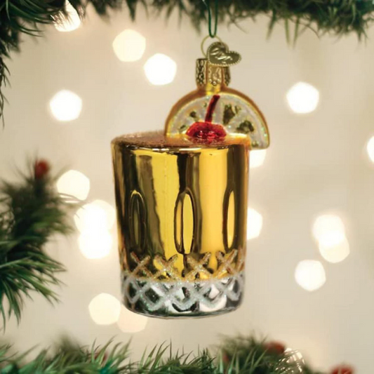 Whiskey Sour Old World Christmas Ornament