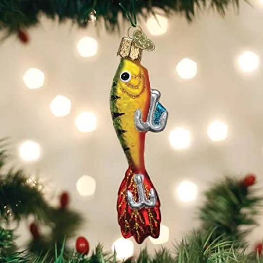 Fishing Lure Old World Christmas Ornament