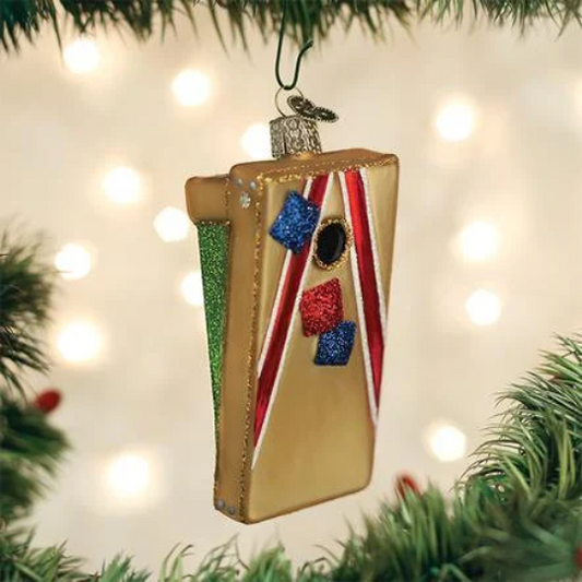 Corn Hole old World Christmas Ornament