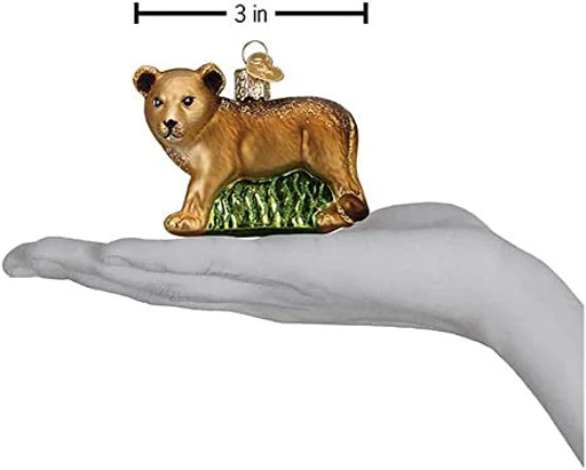 Lion Cub Old World Christmas Ornament