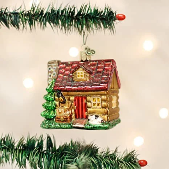 Lake Cabin Old World Christmas Ornament