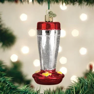 Hummingbird Feeder Old World Christmas Ornament