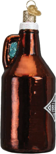 Beer Growler Old World Christmas Ornament