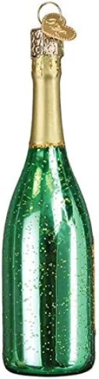 Champagne Bottle Old World Christmas Ornament