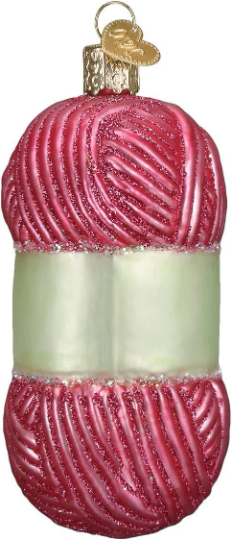 Knitting Yarn Old World Christmas Ornament