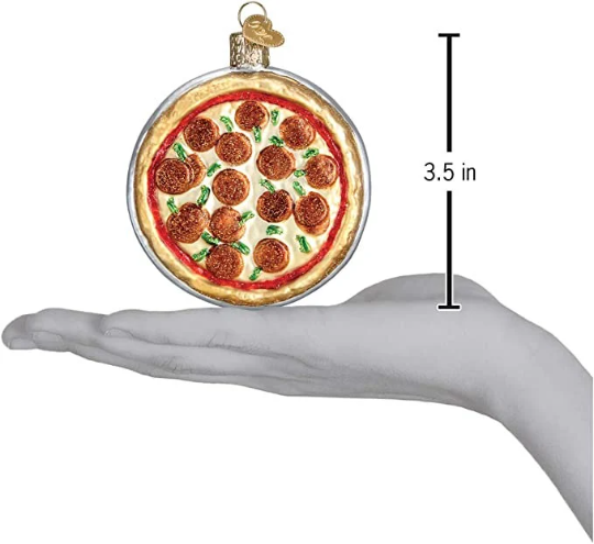 Pizza Old World Christmas Ornament