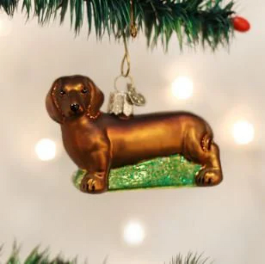 Dachshund Old World Christmas Ornament