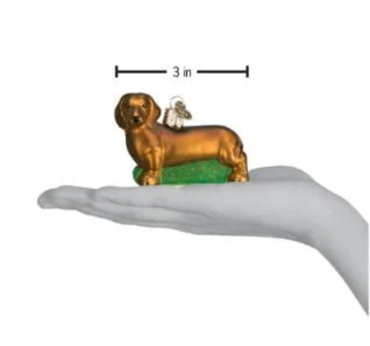 Dachshund Old World Christmas Ornament