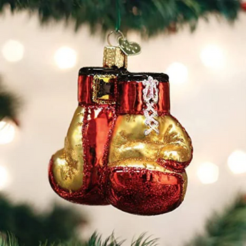 Boxing Gloves Old World Christmas Ornament