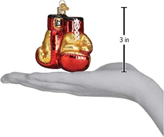 Boxing Gloves Old World Christmas Ornament