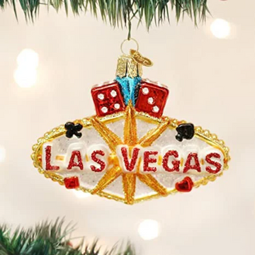 Las Vegas Sign Old World Christmas Ornament