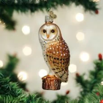 Barn Owl Old World Christmas Ornament