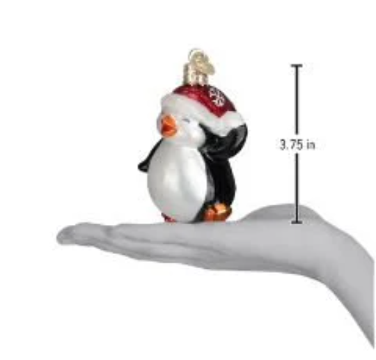 Dancing Penguin Old World Christmas Ornament