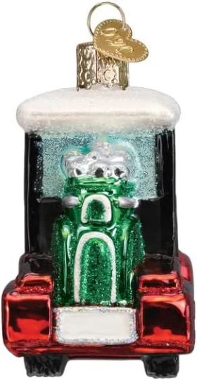 Golf Cart Old World Christmas Ornament