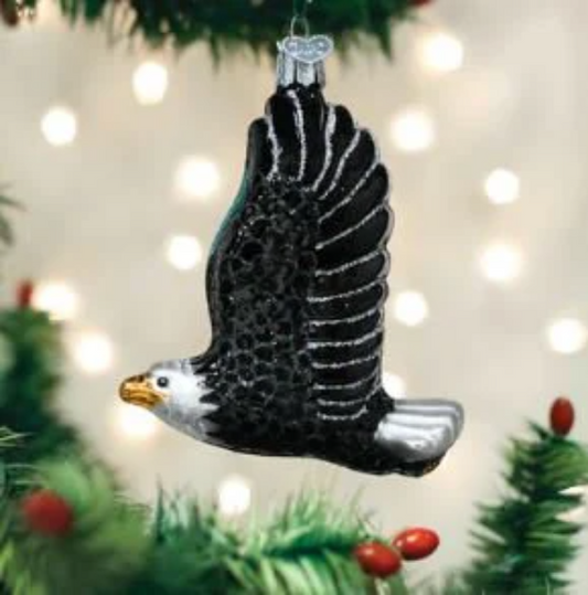 Eagle In Flight Old World Christmas Ornament