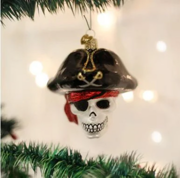 Jolly Roger Pirate Old World Christmas Ornament