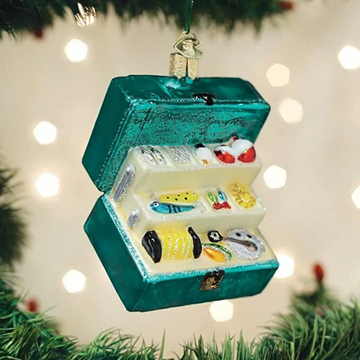 Tackle Box Old World Christmas Ornament
