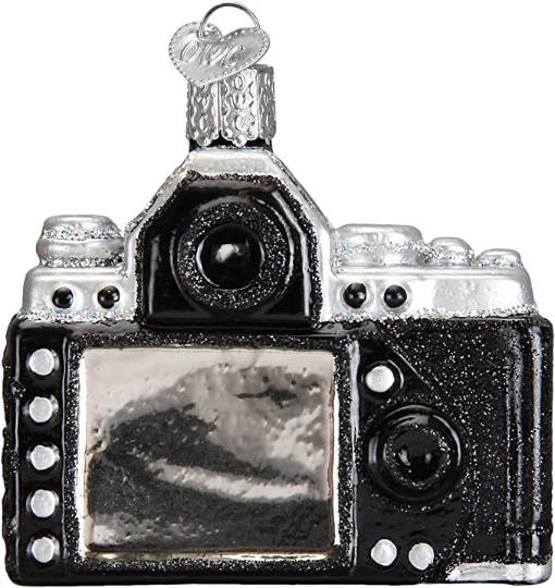 Camera Old World Christmas Ornament