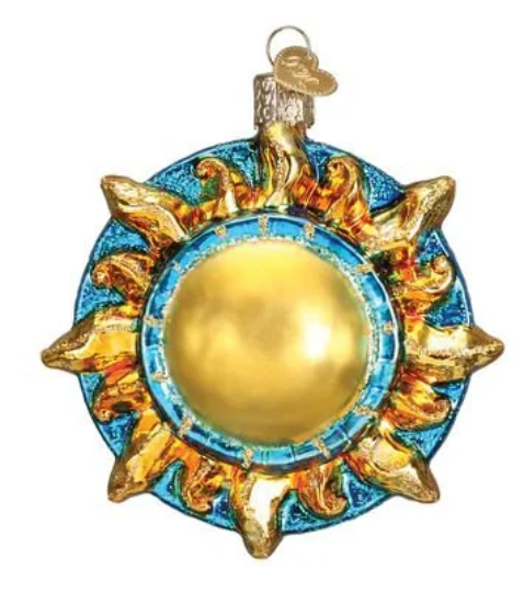 Fanciful Sun Old World Christmas Ornament