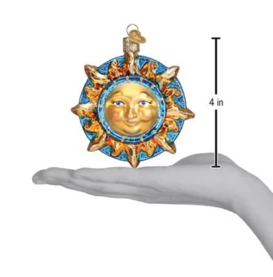 Fanciful Sun Old World Christmas Ornament
