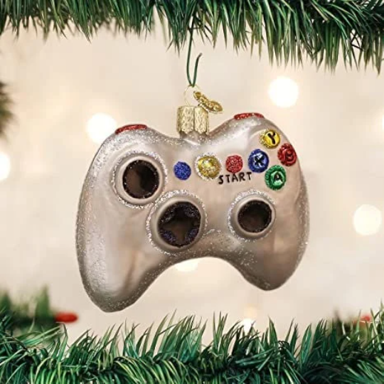 Video Game Controller Old World Christmas Ornament