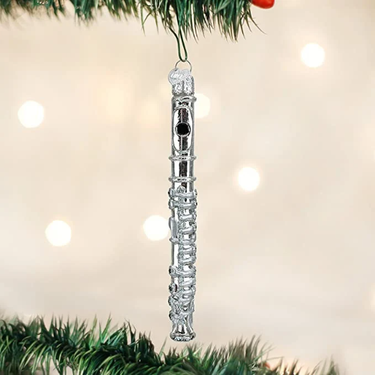 Flute Old World Christmas Ornament