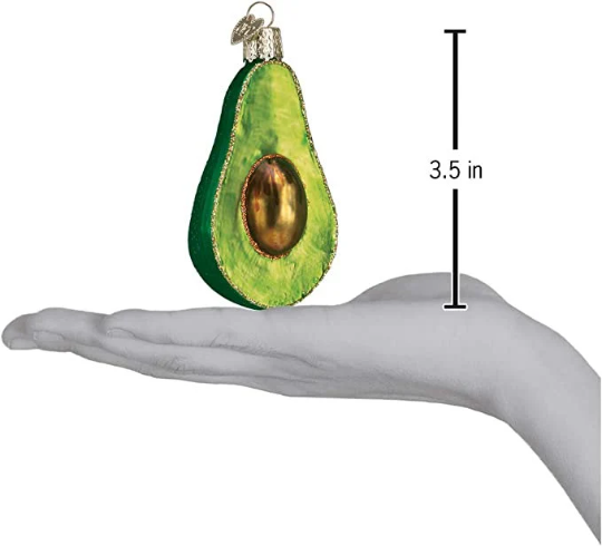 Avocado Old World Christmas Ornament