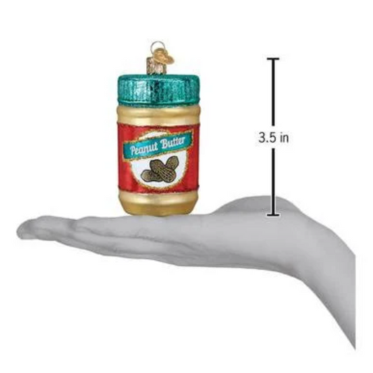 Jar Of Peanut Butter Old World Christmas Ornament
