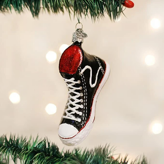 High Top Sneaker Old World Christmas Ornament