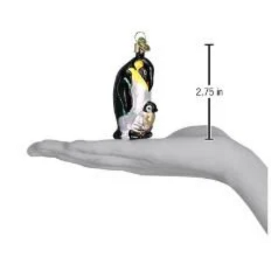 Emperor Penguin Old World Christmas Ornament