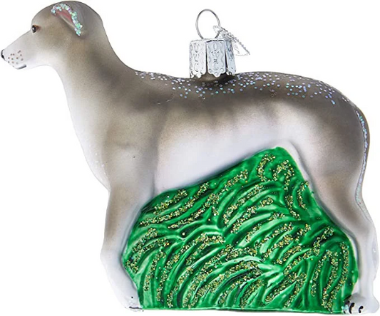 Greyhound Old World Christmas Ornament
