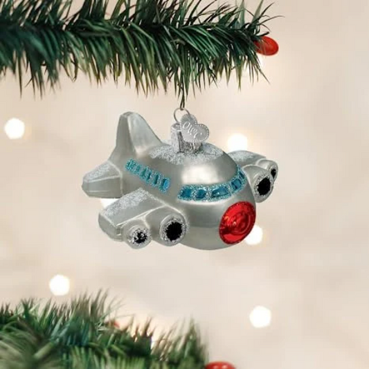 Airplane Old World Christmas Ornament